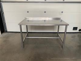 (91) Mooie inox werktafel 150 breed.