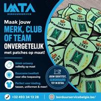 Maak jouw merk, club of team met patches op maat!