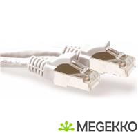 ACT Witte 15 meter LSZH SFTP CAT6A patchkabel snagless met RJ45 connectoren