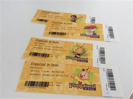 4 tickets Plopsaland de panne