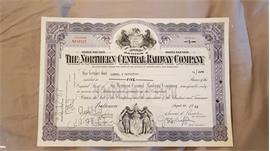 aandeel Northern Central Railway Company, 1964