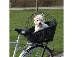 Fietsmand Met Rooster Zwart Voor Bagagerek