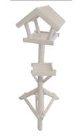 Voederhuis Ribdak Met Voederplateau Wit 