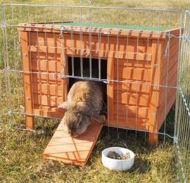 Houten Konijnenhok Natura S Bruin