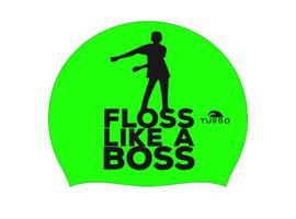 Special Made Turbo Silicone Badmuts FLOSS LIKE A BOSS green