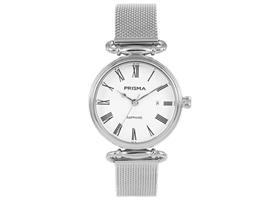Klassiek Zilverkleurig Dames Horloge met Zilverkleurig Milan