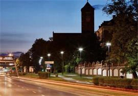 4 meter bovengronds stalen lantaarnpaal / lichtmast