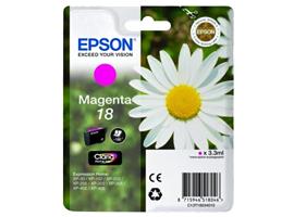Epson inktpatroon 18 magenta C13T18034010 ORIGINEEL Merkarti