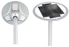 ACTIE : HYBRIDE LED solar + 230V lantaarnpaal armatuur + zon