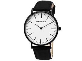 Prisma Horloge P.1622.146GZ Unisex Edelstaal Zwart