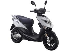 Nipponia e-Rex Elektrische Scooter (Wit ) bij Central Scoote