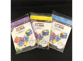 Happy Cube Expert - set van 3 (paars, blauw, geel)