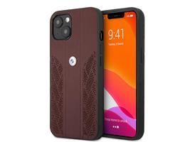 BMW iPhone 13 Hardcase Backcover - Perforated Curve - Rood