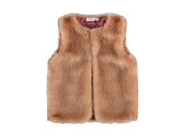 Bruin faux fur vest Nafur Name It