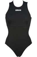 Arena W Team Swimsuit Waterpolo Solid black-white 44