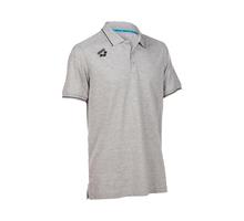 Arena Team Poloshirt Solid Cotton heather-greyr M