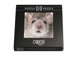 Curiosi Q-puzzel (moeilijke stukjes) - Muis (49 stukjes)