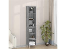 vidaXL Buffet haut Sonoma gris 34,5x32,5x180 cm Bois dingén