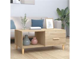 vidaXL Table basse Chêne sonoma 89,5x50x40 cm Bois dingénie