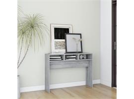 vidaXL Table console Sonoma gris 105x30x80 cm Bois dingénie