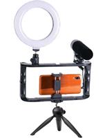 Vlogging Kit - LED Ring - Frame - Tripod voor Smartphone/Cam