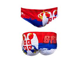 Special Made Turbo Waterpolo broek SERBIA FLAG