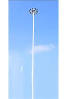 Polygonale heavy duty stalen highmast 25m1 met grondstuk en