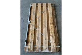 Tuindeur Red Class Wood 9 Planks Solide 100x180 cm - Verkleu