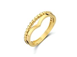 Gouden Ring Bolletjes met een breedte van 5.5mm