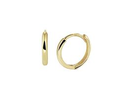 14k Geelgouden Klapoorringen 2mm Diameter 12 mm