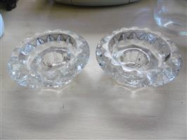 kaarsenhouder in glas, meerdere beschikbaar