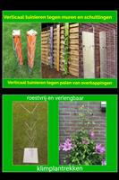 Verticaal tuinieren tegen schuttingen en muren