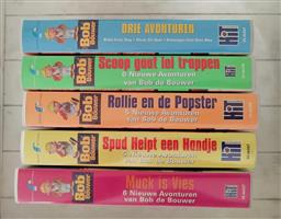 5 Bob De Bouwer VHS Films - Perfecte staat