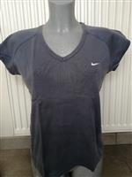 Rookgrijs Nike T-Shirt met V-Hals - Large