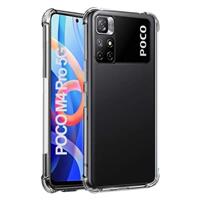 Xiaomi Poco M4 Pro Transparant Bumper Hoesje - Clear Case Cover Silicone TPU Anti-Shock
