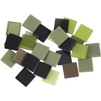 Mini Mozaïek Groen Mix 10 x 10 mm 25 gram