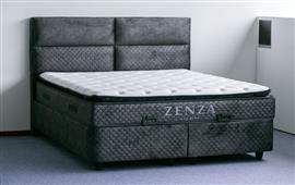 Zenza opbergbed 1-persoons in antraciet - Diamant Slaapcomfort