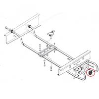 Draaiknop M12 EH1 Reservewielhouder