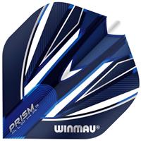 Winmau Prism Alpha Flights Translucent Blauw Wit