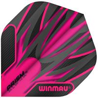 Winmau Prism Alpha Flights Translucent Roze Zwart