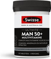 Swisse MAN 50+ Multivitaminen Voedingssupplement - 30 tabletten