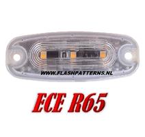 ECO-R3 Led flitser ECER65 12-24V  Super plat Aanbieding Blauw