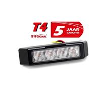 911 Signal Top Kwaliteit T4 LED Flitser 4 x 3 watt ECER65 IP67 12/24V 5 jaar Garantie Super aanbiedi