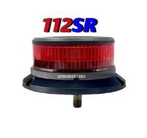 112SR Extreem LED Zwaailamp Rood Hoog Kwaliteit en Super Fel 18 X 3 Watt 12/24V ECE-R10 Klasse 1 & 2