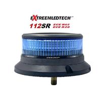 112SR Extreem LED Zwaailamp Blauw Hoog Kwaliteit en Super Fel 18 X 3 Watt 12/24V ECE-R65 Klasse 1 & 