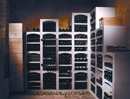 Vinicase stenen wijnrek, cap. 250 tot 10.000 fl.