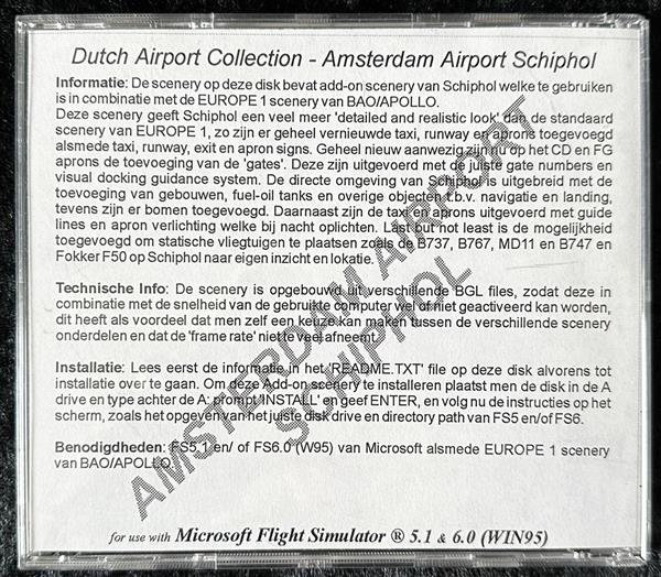 Grote foto amsterdam airport schiphol 1 dutch airport collection pc jewel case spelcomputers games overige games