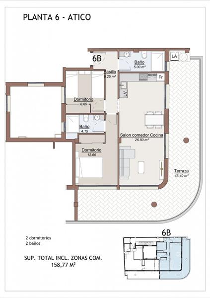 Grote foto n6251 penthouse in torrevieja nieuwbouw huizen en kamers nieuw europa