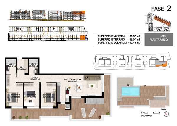 Grote foto n7206 penthouse in orihuela costa nieuwbouw huizen en kamers nieuw europa