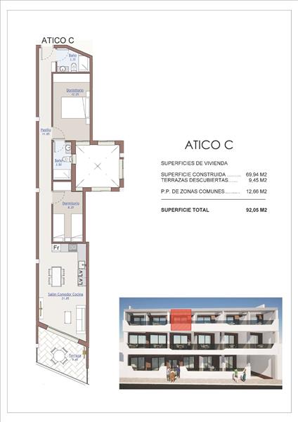 Grote foto n7336 penthouse in torrevieja nieuwbouw huizen en kamers nieuw europa